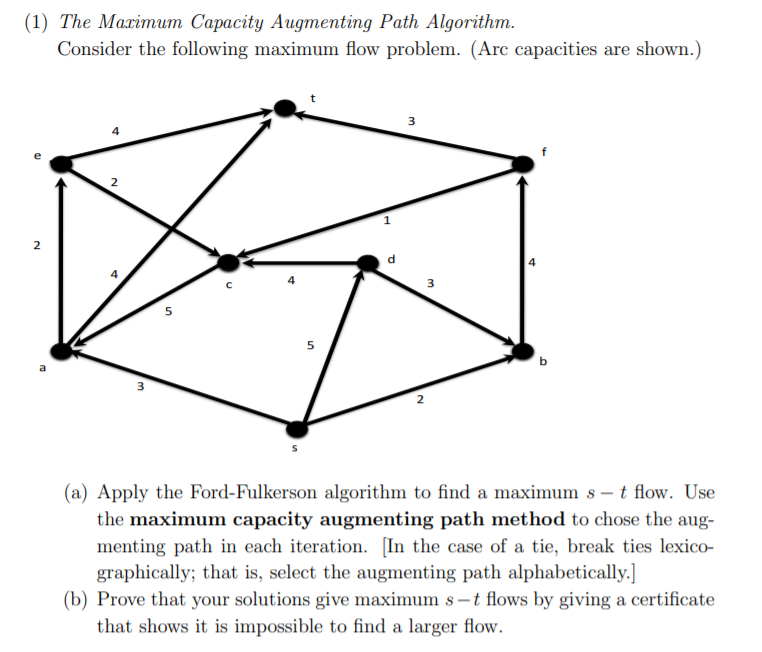  I am mainly looking for the solution for b. (1) The
