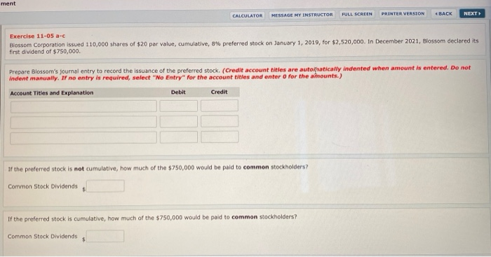  ment NEXT PRINTER VERSION BACK FULL SCREEN MESSAGE MY INSTRUCTOR CALCULATOR