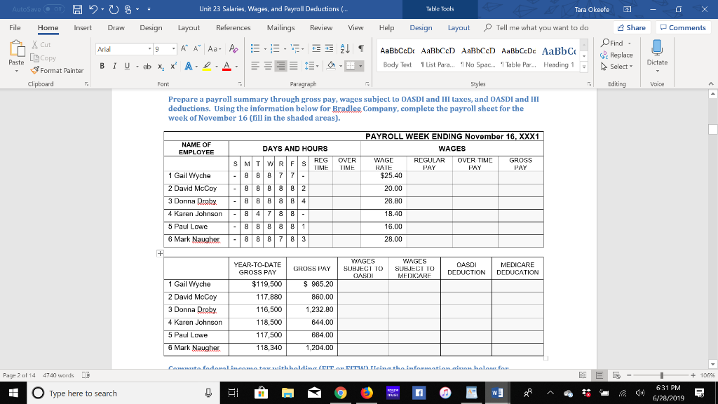 References Mailings Review View Help Design Share Home Insert Draw Layout Layout