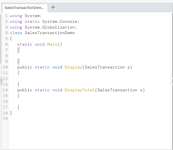  missing a braces somewhere using System; using static System.Console; using System.Globalization;