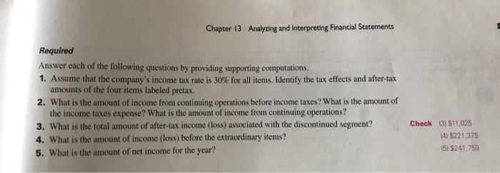 can understand. Thank you. L Selected account balances from the adjusted trial
