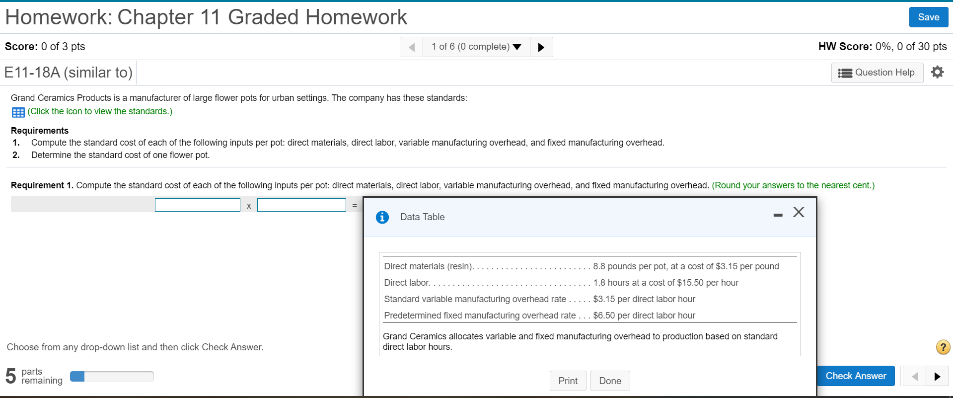 Please help with all the requirements. Thank You! Homework: Chapter 11 Graded