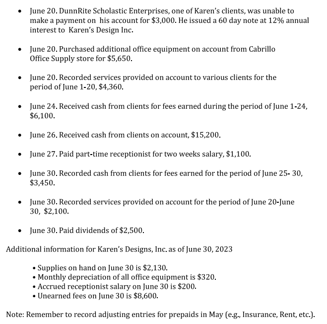 in part 1 of this assignment listed in the columns of the
