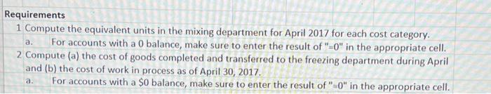 uses a mixing department and a freezing department in producing its ice