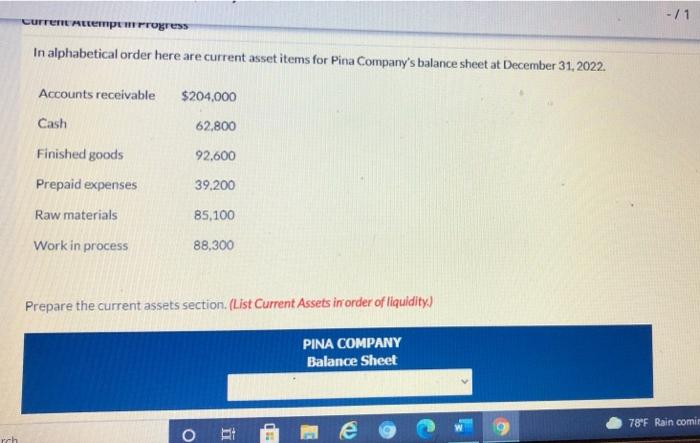  there is a total 17 slots for answers. -/1 Current Amprogress