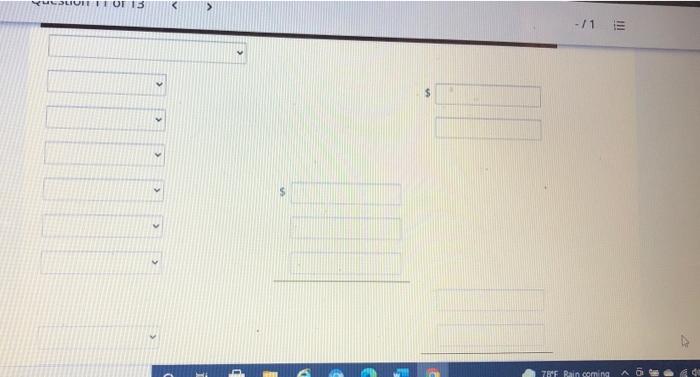 In alphabetical order here are current asset items for Pina Company's balance