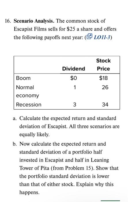 16 & 17 16. a & B 17. a & b 16.
