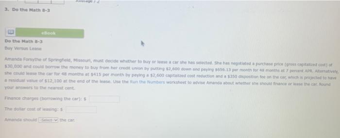  3. Do the Math 3-3 ook Do the Math - Buy