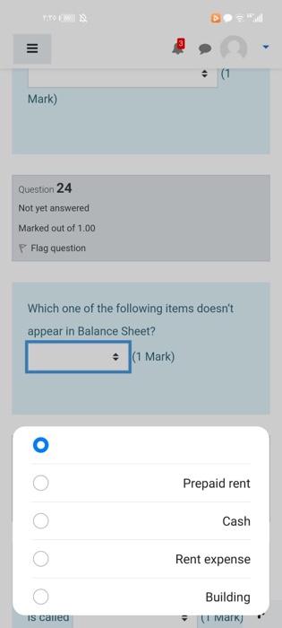 1.00 P Flag question Drawings of OMR 100 will be: e (1