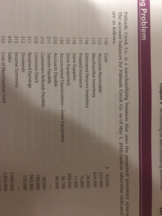  Financial and managerial accounting 13th edition Chapter 5 continuing problem. The
