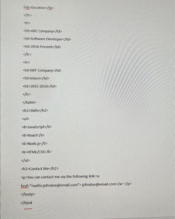 HTML and CSS basics Apply styling to your cuirent mini-bio You will