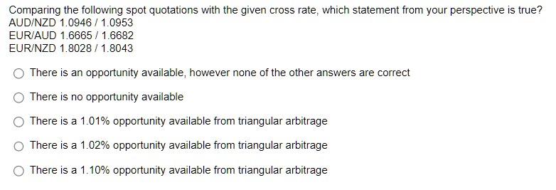 2: EUR/GBP 0.8969/0.8970 There is no opportunity available There is a 0.045%