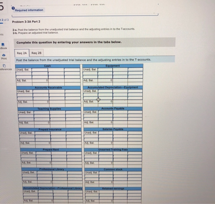 and financial statements LO P1, P2, P3, P4, P5, P6 [The following