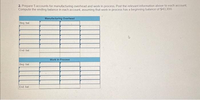 following data relate to October, the first month of the company's fiscal