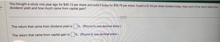 at $101 per share right after paying a $2.00 dividend per share