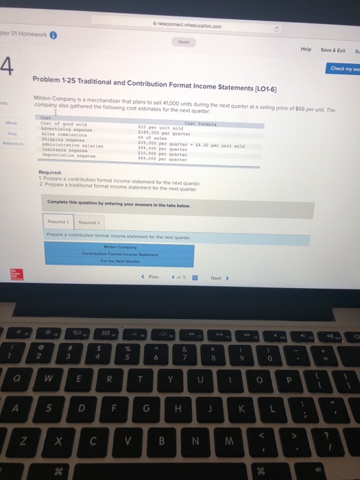  pter 01 Homework Help Save&Exit Check my wo 4 Problem 1-25