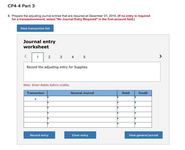 at December 31, 2015, follows, along with information about selected accounts. Credit