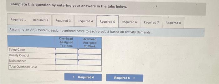 cost divers: Required: 1. Suppose Harbour uses a traditional costing system with