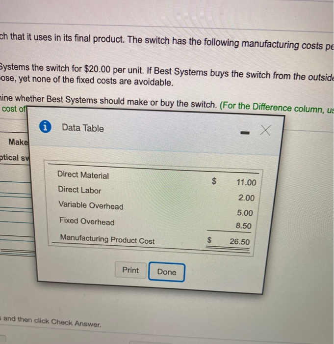  nch that it uses in its final product. The switch has