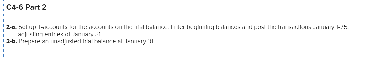 have everything balanced for everything up to the 25th but it still