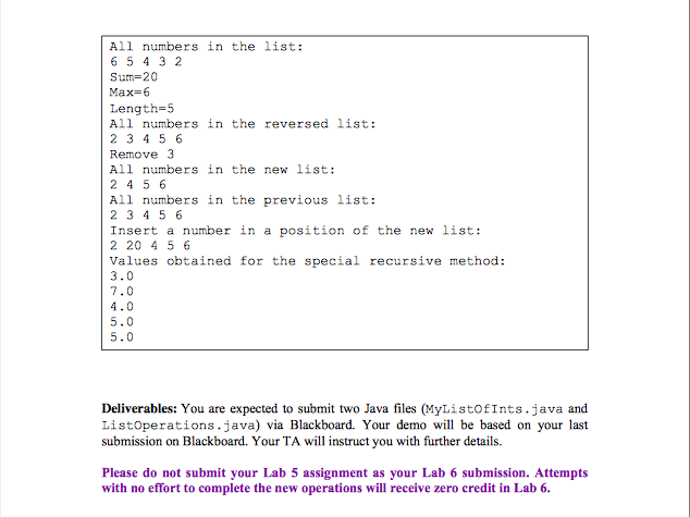 for, while, and do-while in the recursive methods you will write. The