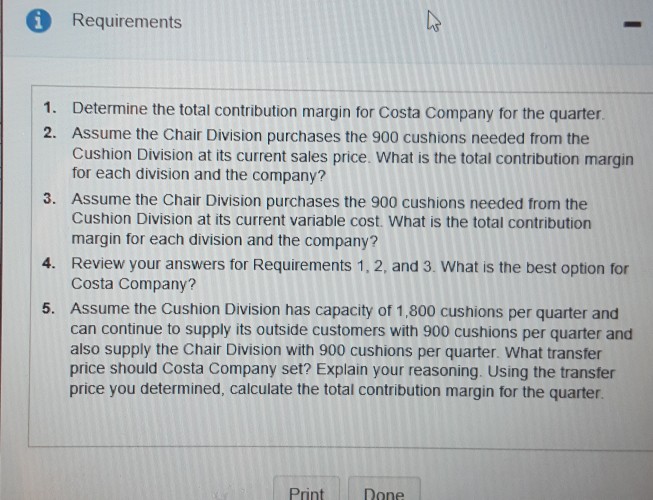 one division that manufactures oak dining room chairs with upholstered seat cushions.