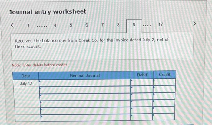 for frelght charees of the purchase of july 1. Sold merchandise that