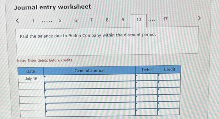 had cost $1,700 for $2,100 cash. 9. Porchased merchaodise from Leight Co.