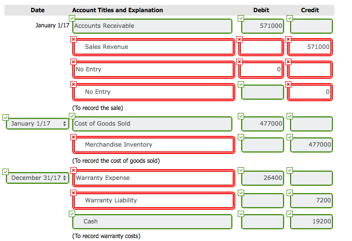 Please solve this question and correct the answers in red. On January