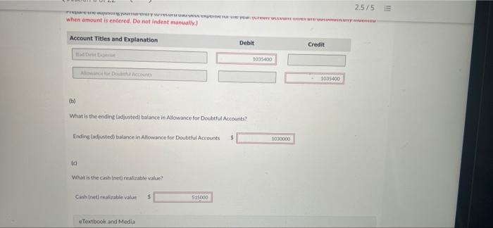 to record bad debt expense. Accounts receivable lending balance Allowance for doubtful