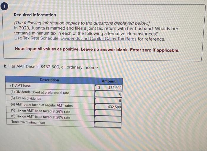  please help c. Her AMT base is $137,000, which includes $10,200