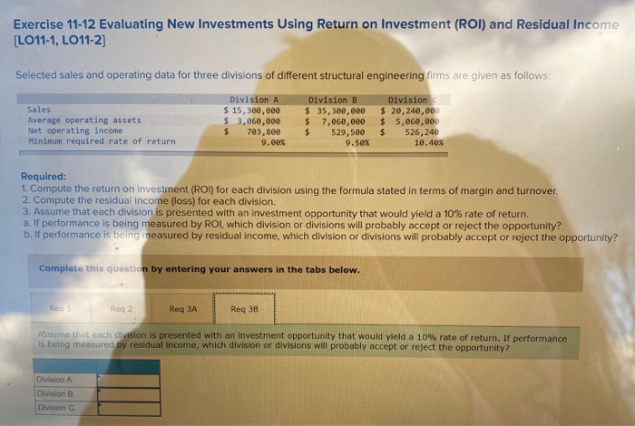firms are given as follows: Sales Average operating assets Net operating income