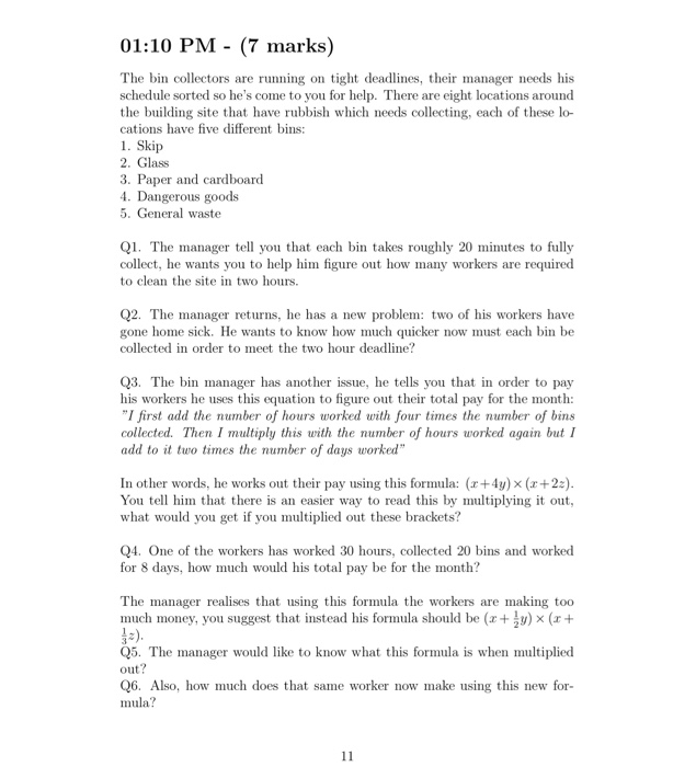 you for help. There are eight locations around the building site that