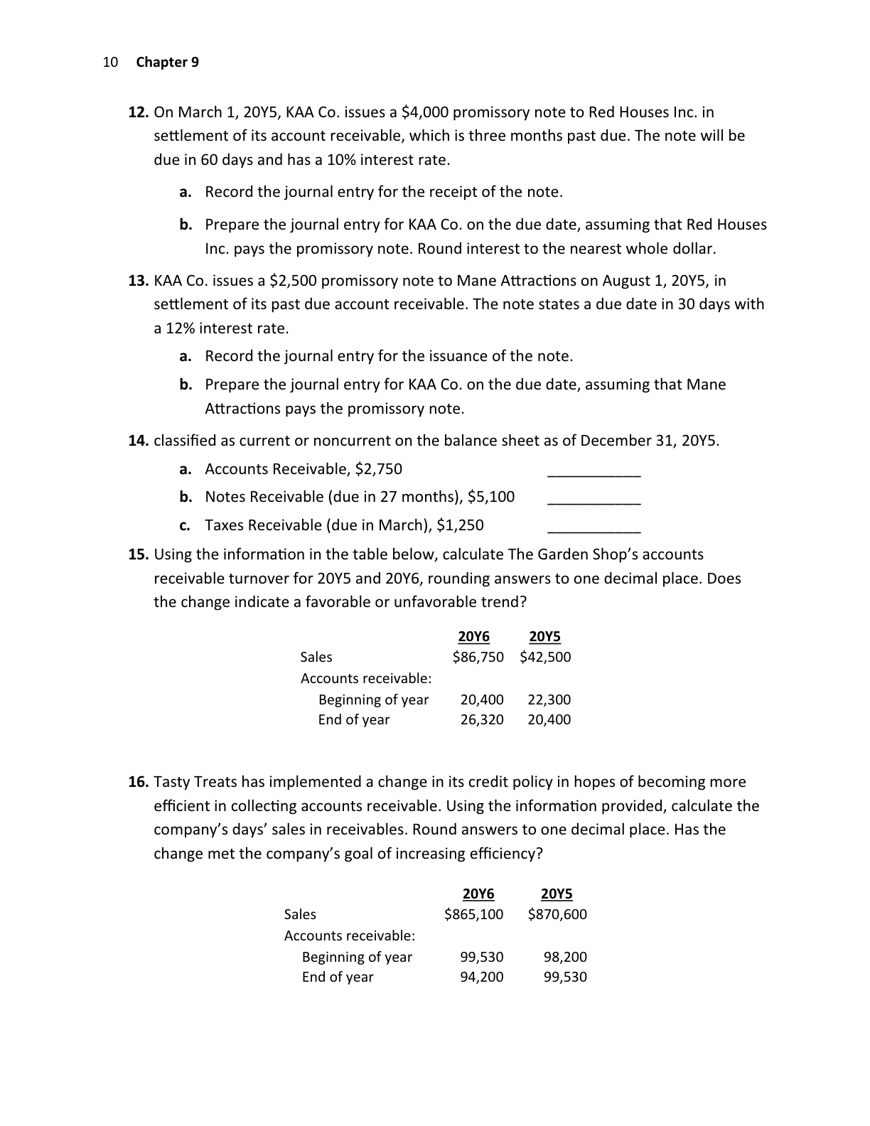  On March 1,20Y5, KAA Co. issues a $4,000 promissory note to