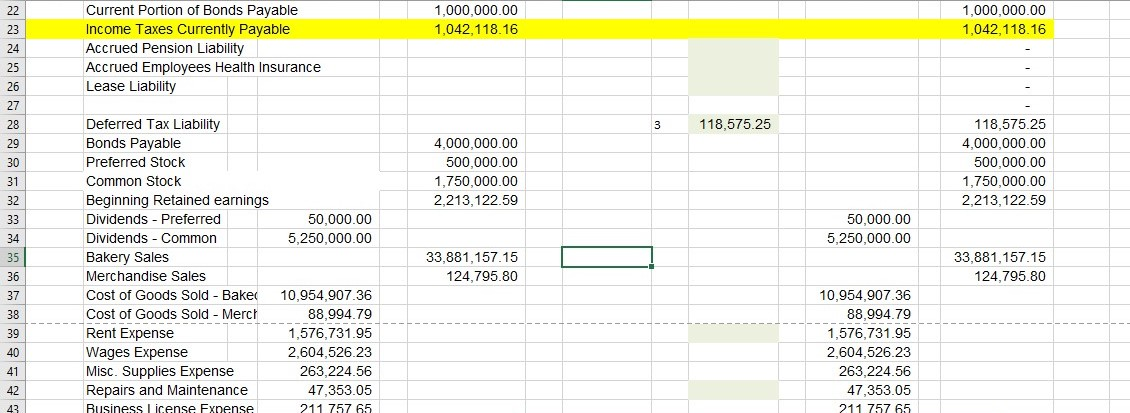 seems to answer the question, "How do you calculate the amount for