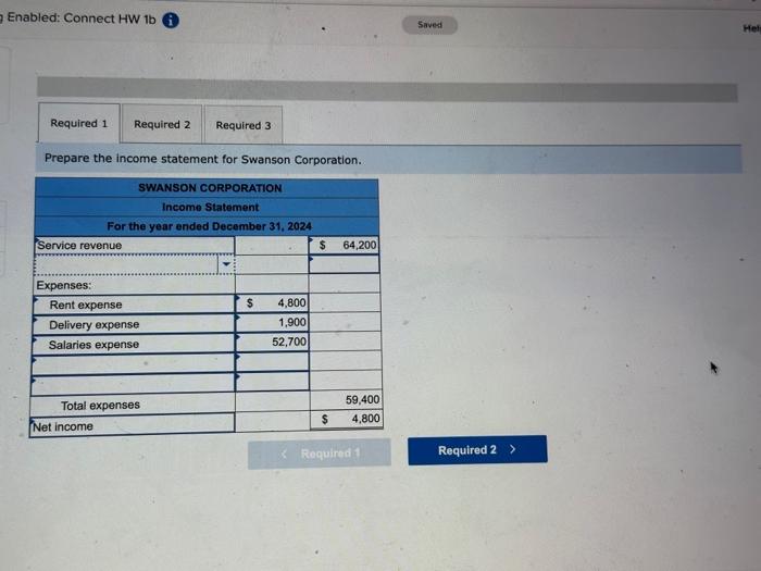 entering your answers in the tabs below. Prepare the statement of stockholders'