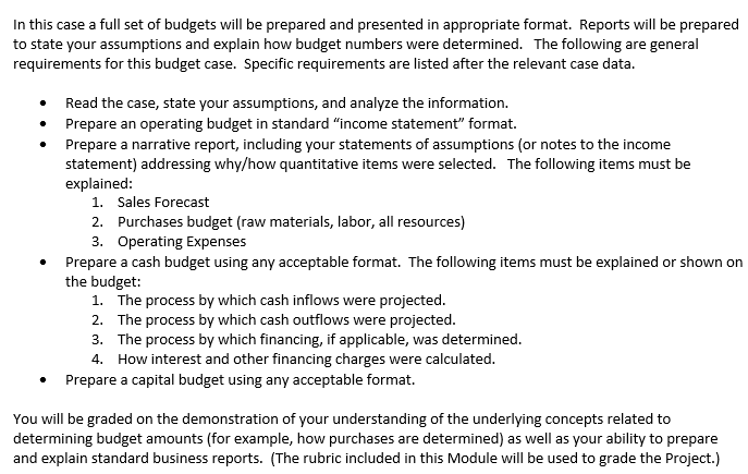 All information has been provided. . . In this case a