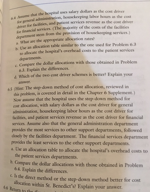 i need problem 6.5 please. it is related to 6.4 me that