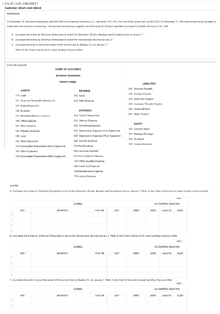 5-2 4. EX.03-10.BLANKSHEET Customer return and refund On Decomber 28, Stormen