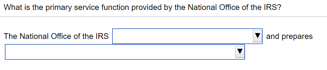 What is the primary service function provided by the National Office