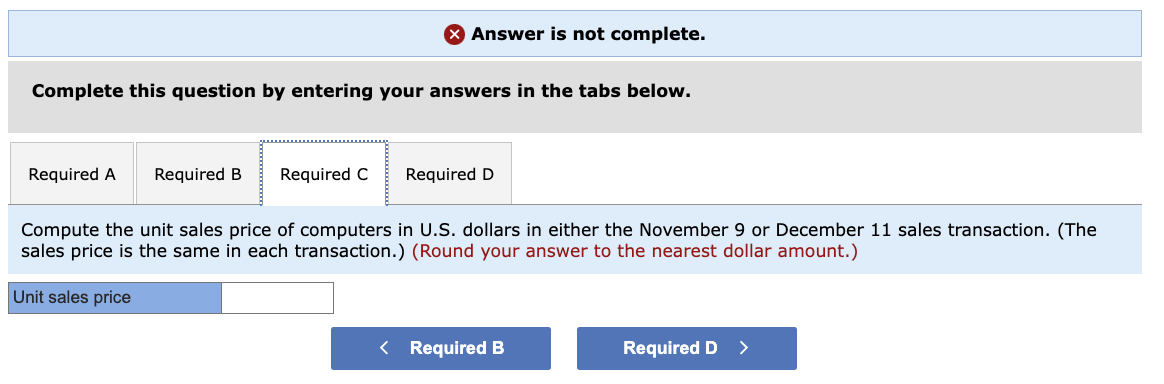 receivable from Computique. Year-end exchange rates, $0.7000 per euro and $0.5980 per