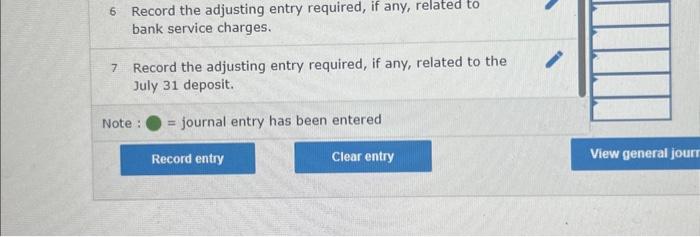 if any, related to the outstanding checks. 3 Record the adjusting entry