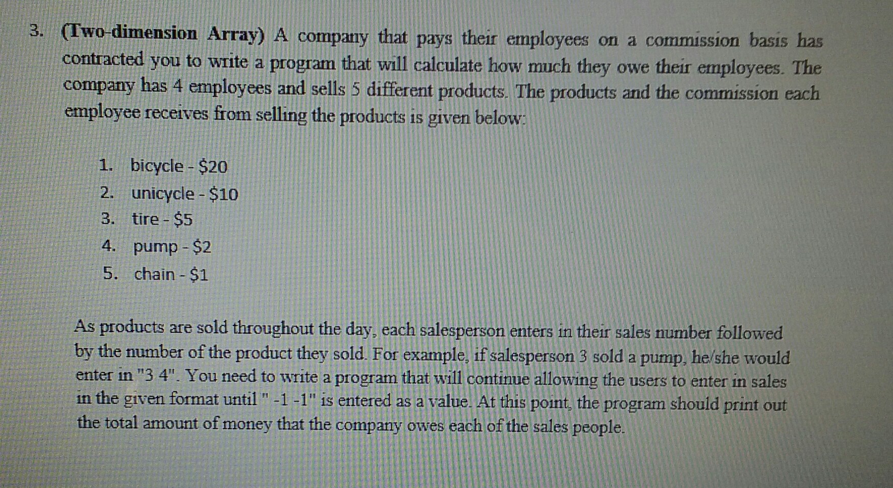  Programming in C language to be run on code blocks 3.