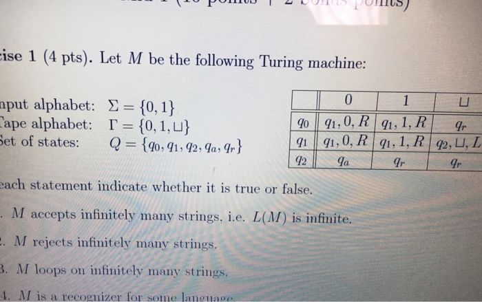  Mid-1 (10 points + 2 bonus points) Exercise 1 (4 pts).