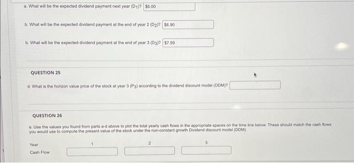  a. What will be the expected dividend payment next year (D1)