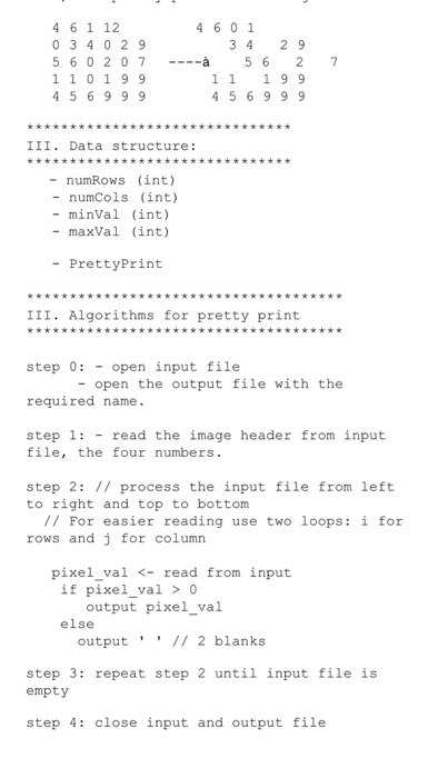 copy: 2/08/2018 Thursday in class I Input (argv[0]) a txt file representing