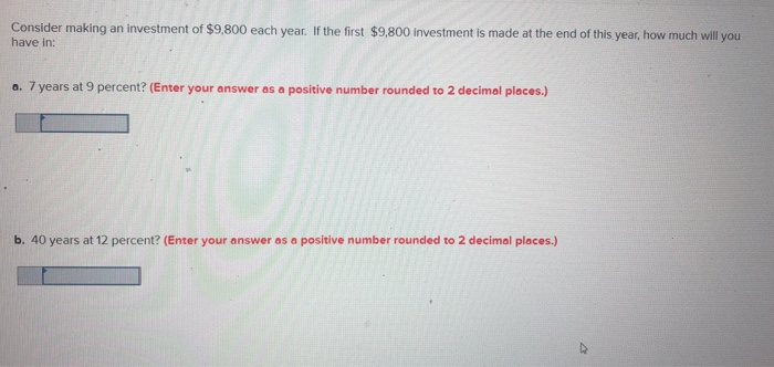 can someone help me with this practice problem Consider making an investment