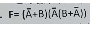 Make the function below simpler using simple math boolean rules and draw