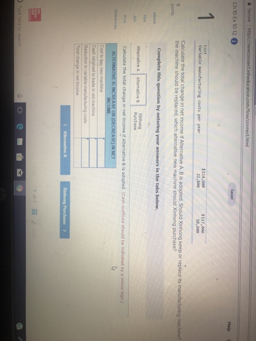 of $40,000 and a remaining useful life of 4 years, at which