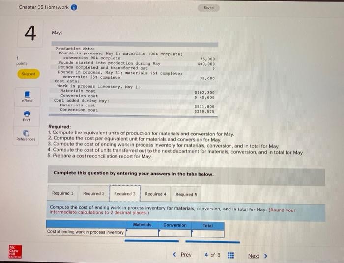 that goes through three processing stages prior to completion. Information on work